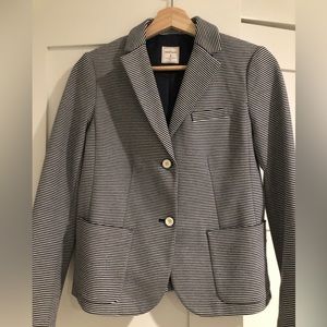 Gap Academy Blazer navy blue horizontal stripes size 2.